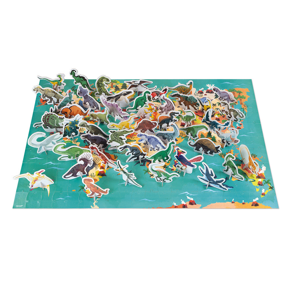 Puzzle educativo dinosaurios: 200 piezas
