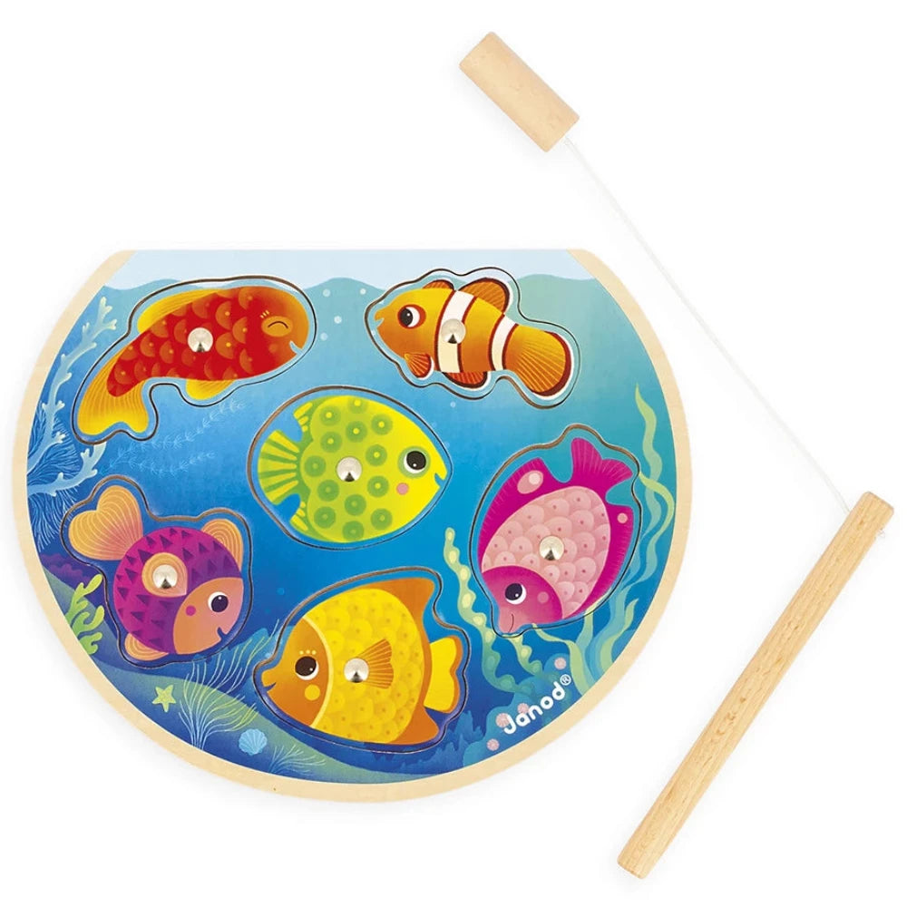 Puzzle y juego magnético de Pesca