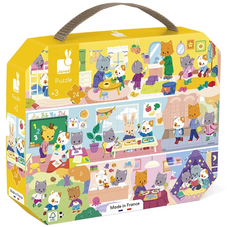 Puzzle las rutinas: 24 piezas