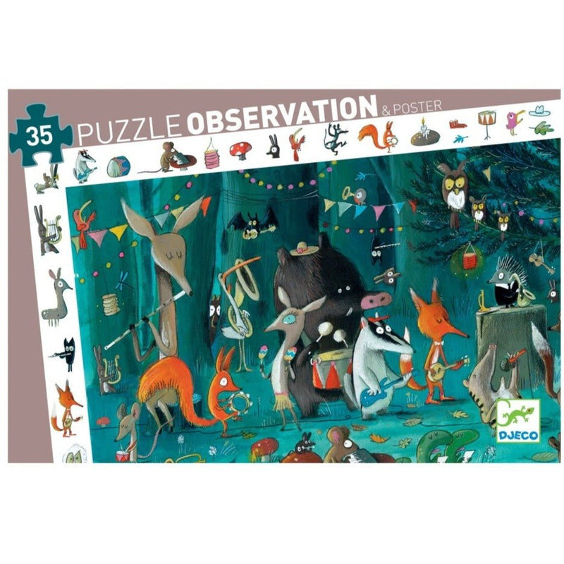 Puzzle de Observación La Orquesta: 35 piezas - La Chata Merengüela