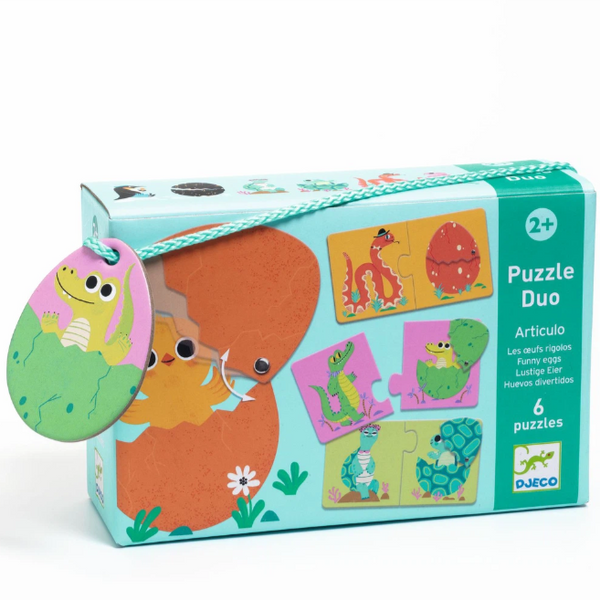 Puzzle Dúo · Huevos Divertidos