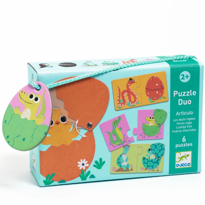 Puzzle Dúo · Huevos Divertidos