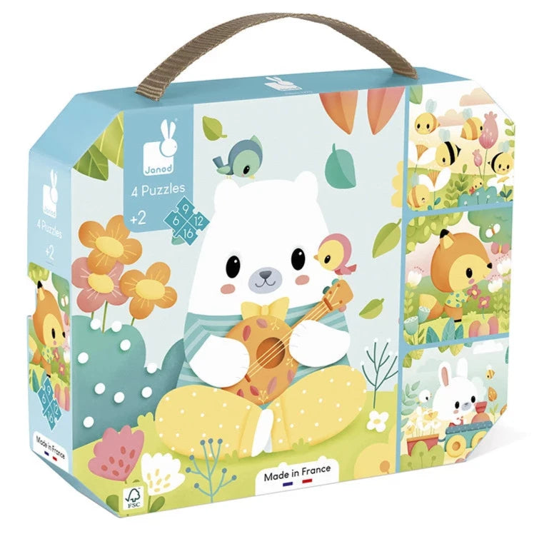 Set de 4 puzzles evolutivos · puros