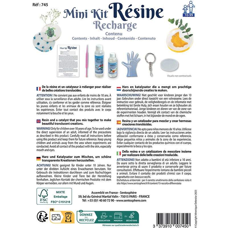 Mini kit crea tus figuras con resina