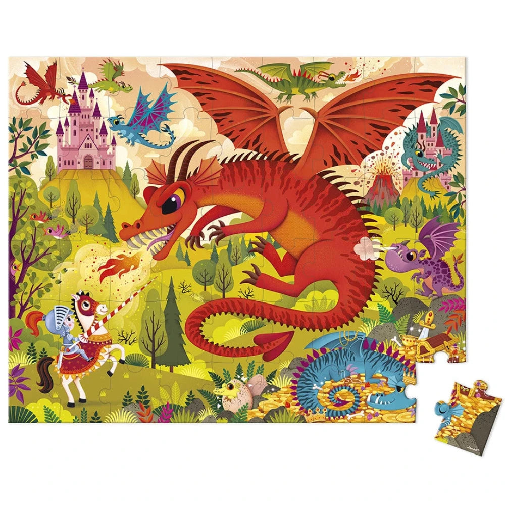 Puzzle reino de dragones: 54 piezas