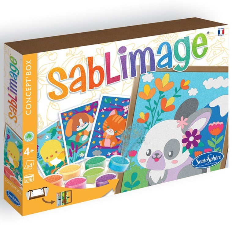 Arena de colores SABLIMAGE · animales bonitos