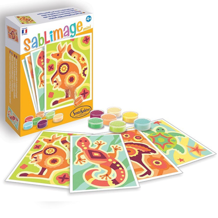 Arena de colores MINI SABLIMAGE · animales australianos