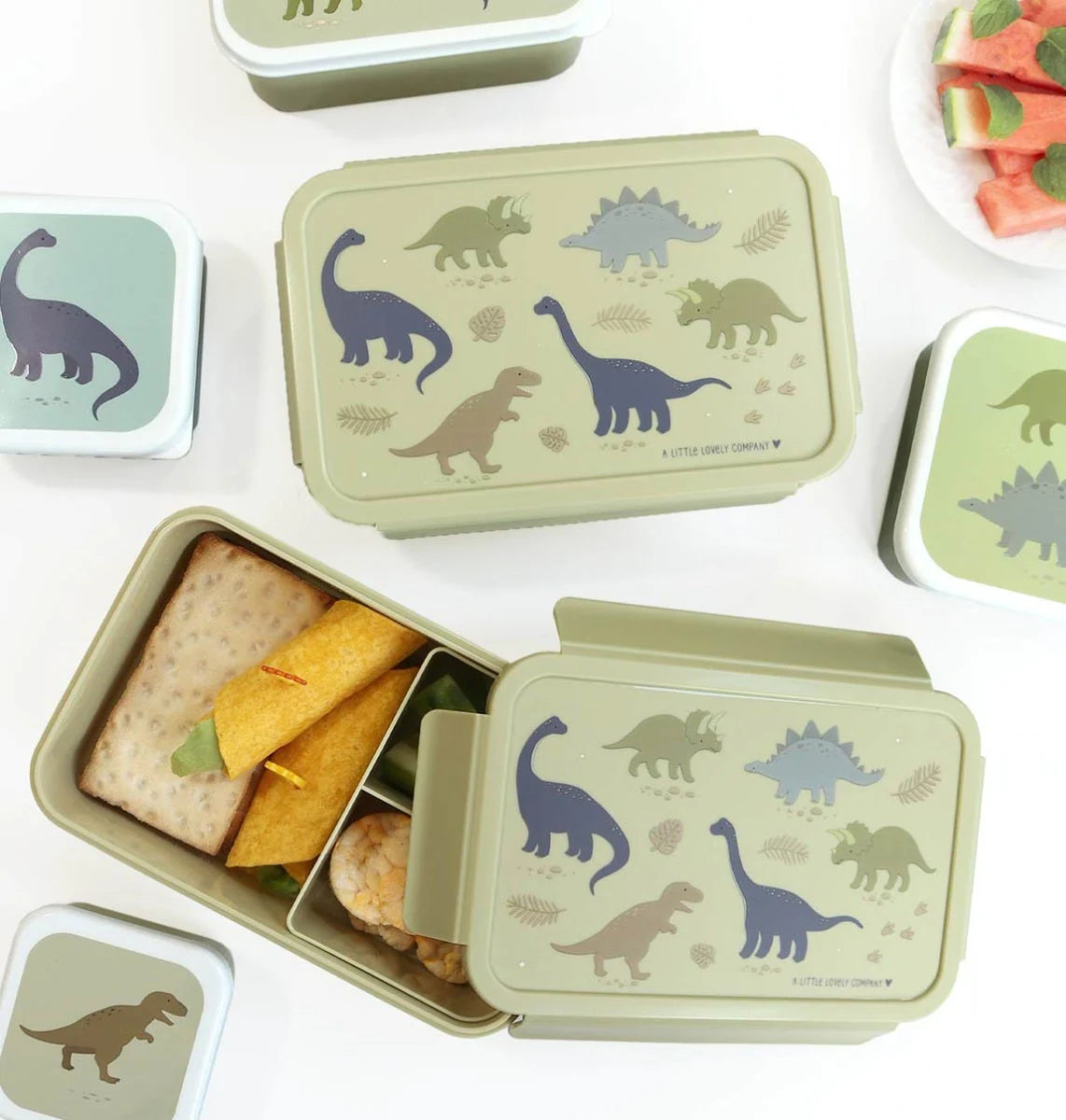 Fiambrera BENTO ALLC · dinosaurios