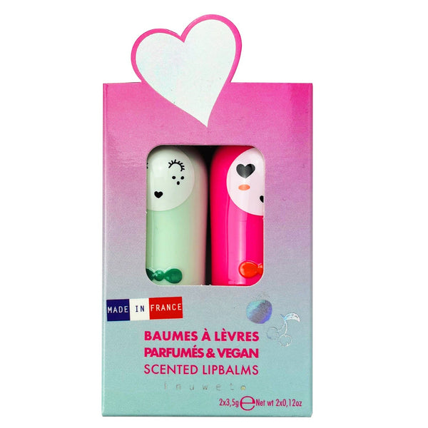 Set 2 Bálsamos Labiales Veganos Bunny INUWET · Duo Love - La Chata Merengüela