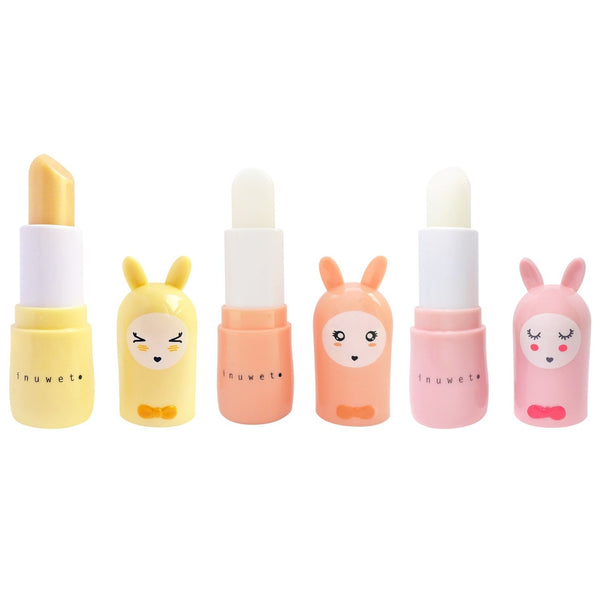 Set 3 Bálsamos Labiales Veganos Bunny INUWET · California - La Chata Merengüela