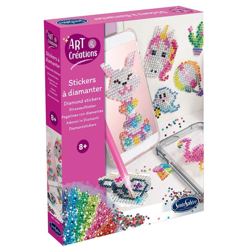 Crea pegatinas ¡con diamantes!