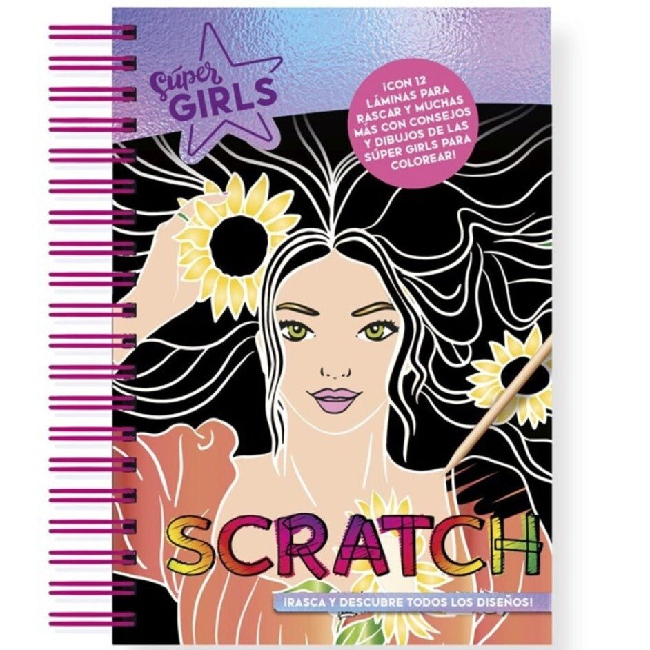 Súper Girls Moda Fashion · Neon Scratch Art - La Chata Merengüela