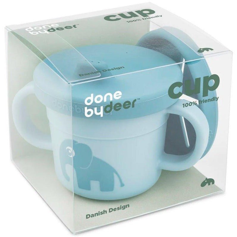 Taza Silicona 3 en 1 Done by Deer · Elphee blue - La Chata Merengüela
