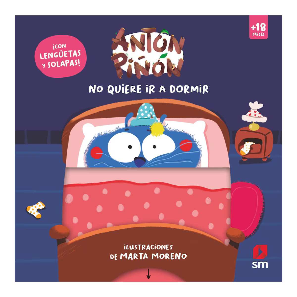 Pack Antón Piñón no quiere ir a dormir + lámpara