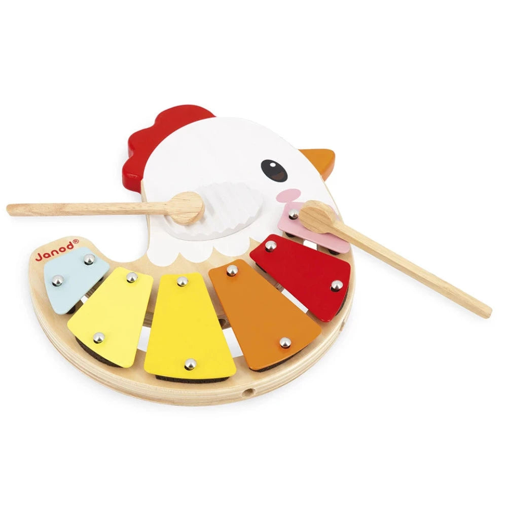 Xilófono la gallina de madera