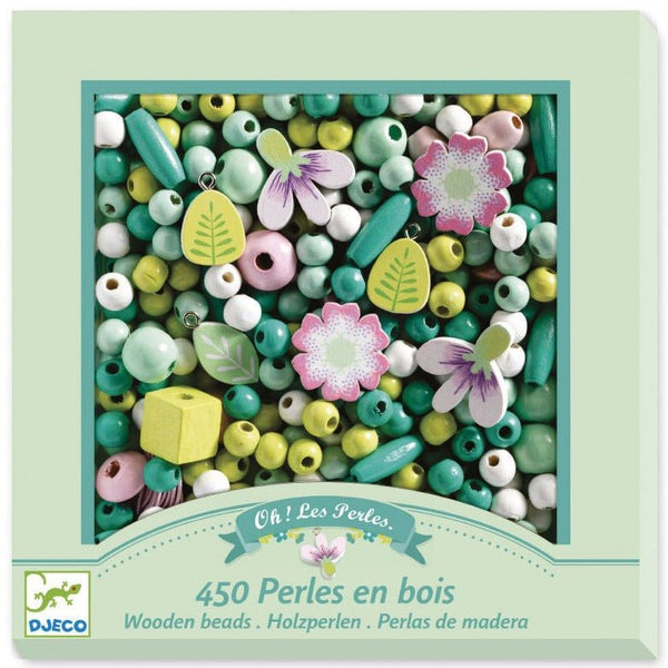 450 perlas para pulseras · flores - La Chata Merengüela