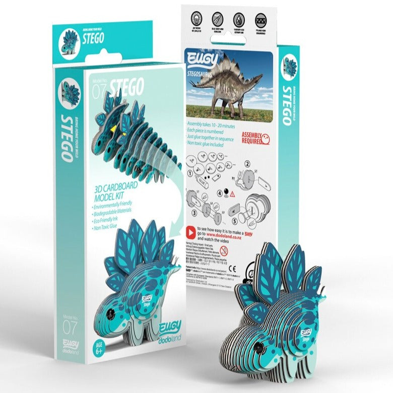 Kit MiniPuzzle 3D DodoLand · Stegosaurus