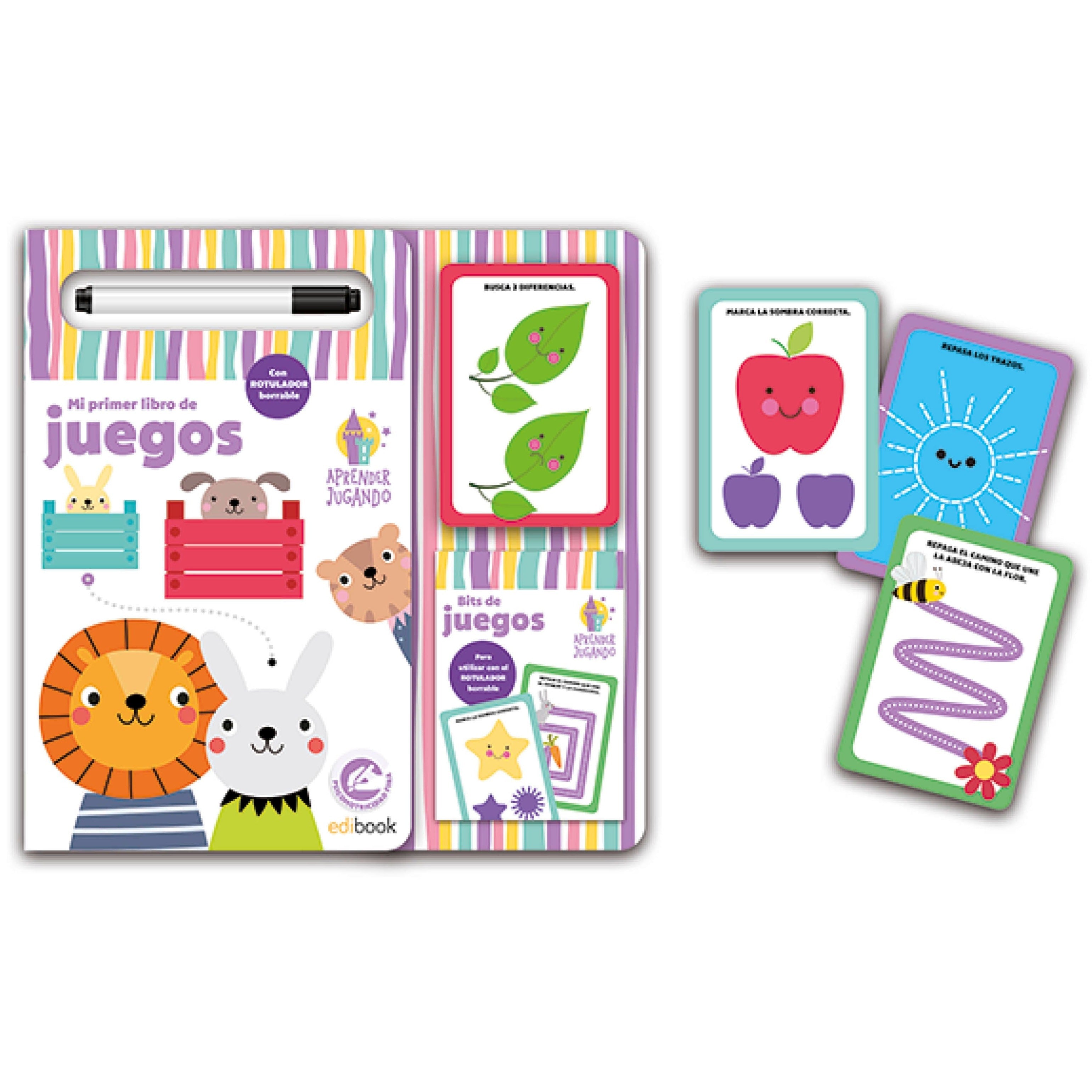 Aprender Jugando Libro Cartón + Bits · Juegos - La Chata Merengüela