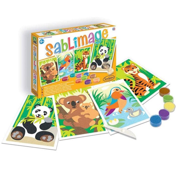 Arena de colores Sablimage · Animales en extinción - La Chata Merengüela