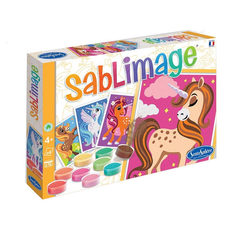 Arena de colores Sablimage · Unicornios - La Chata Merengüela
