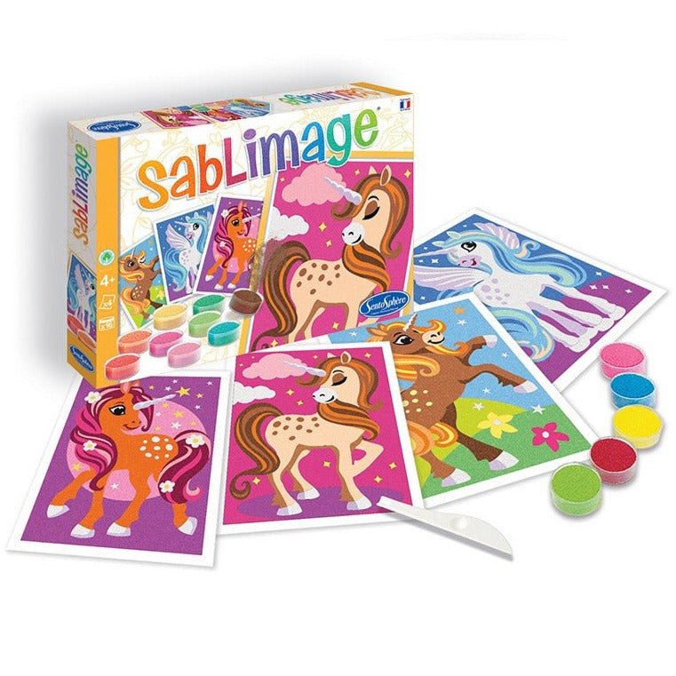 Arena de colores Sablimage · Unicornios - La Chata Merengüela