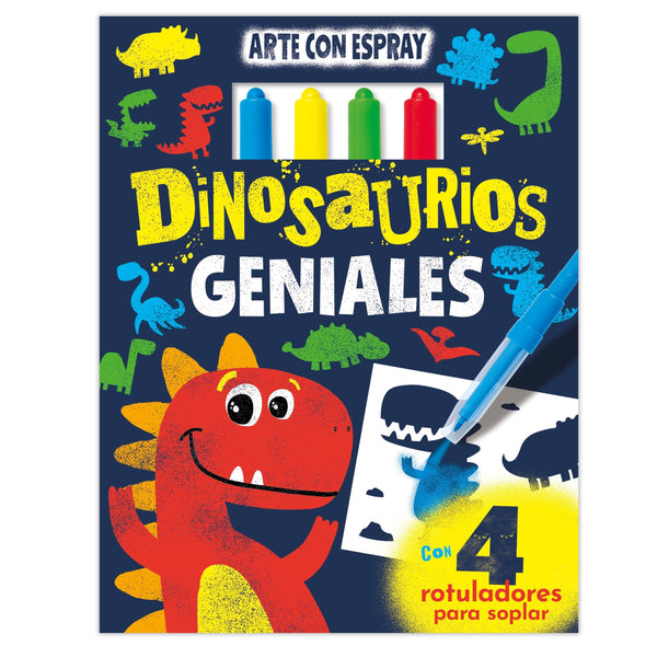 Arte con espray · Dinosaurios geniales - La Chata Merengüela