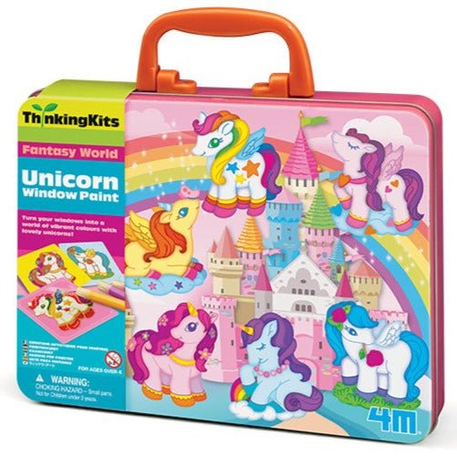 Arte para ventanas THINKGKITS · unicornios - La Chata Merengüela