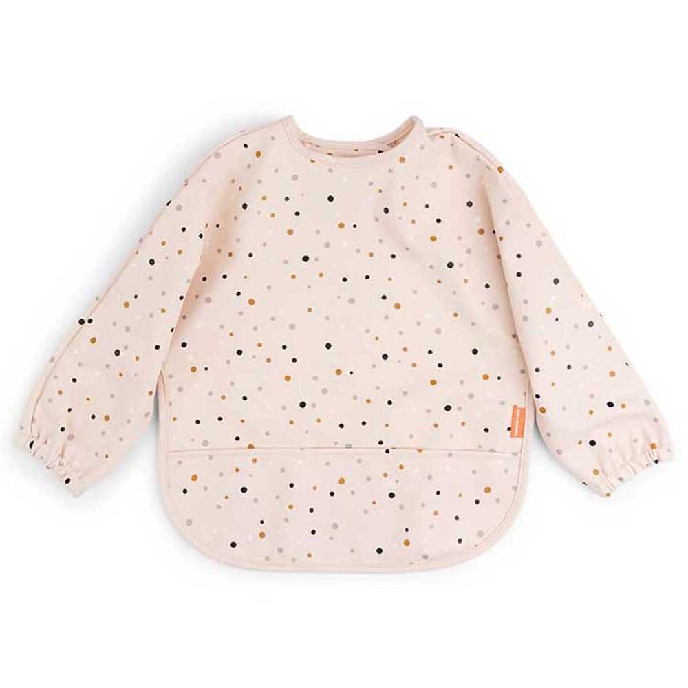 Babero con Mangas Done by Deer · Happy dots Powder - La Chata Merengüela