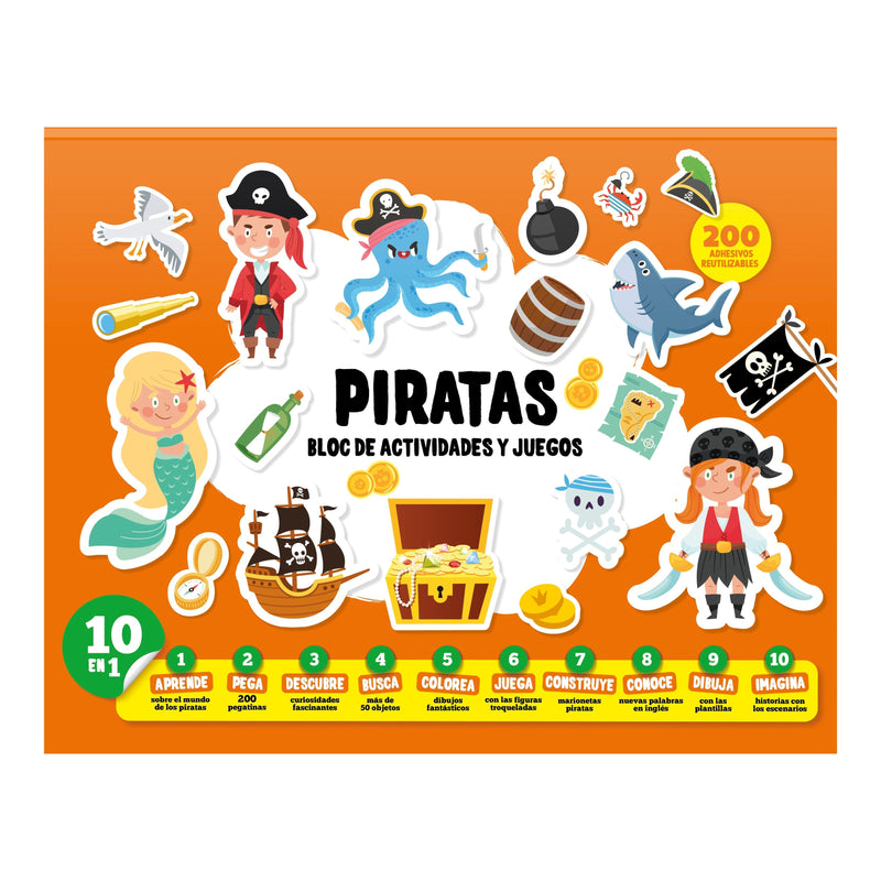 Bloc de actividades y juegos · Piratas - La Chata Merengüela