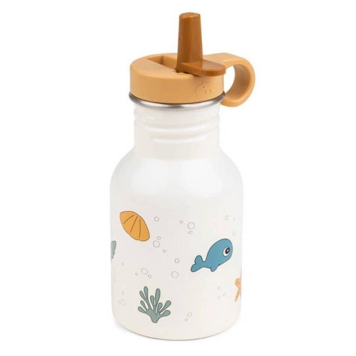 Botella acero inoxidable Done by Deer 350ml. · Sea friends beige - La Chata Merengüela