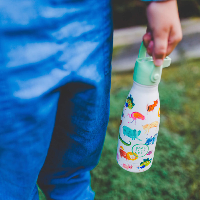 Botella de acero con pajita 260 ml. · African safari - La Chata Merengüela