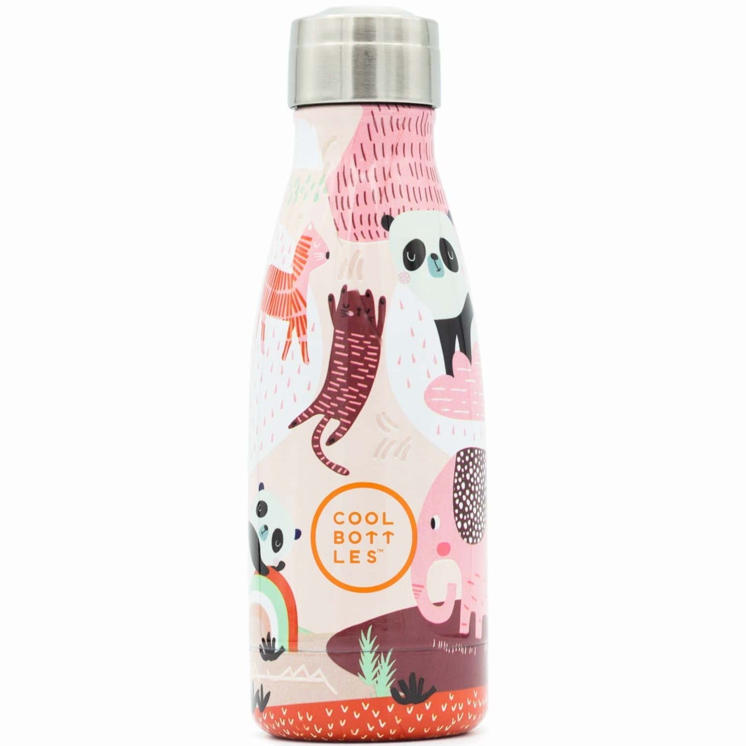 Botella de acero con pajita 260 ml. · Panda gang - La Chata Merengüela
