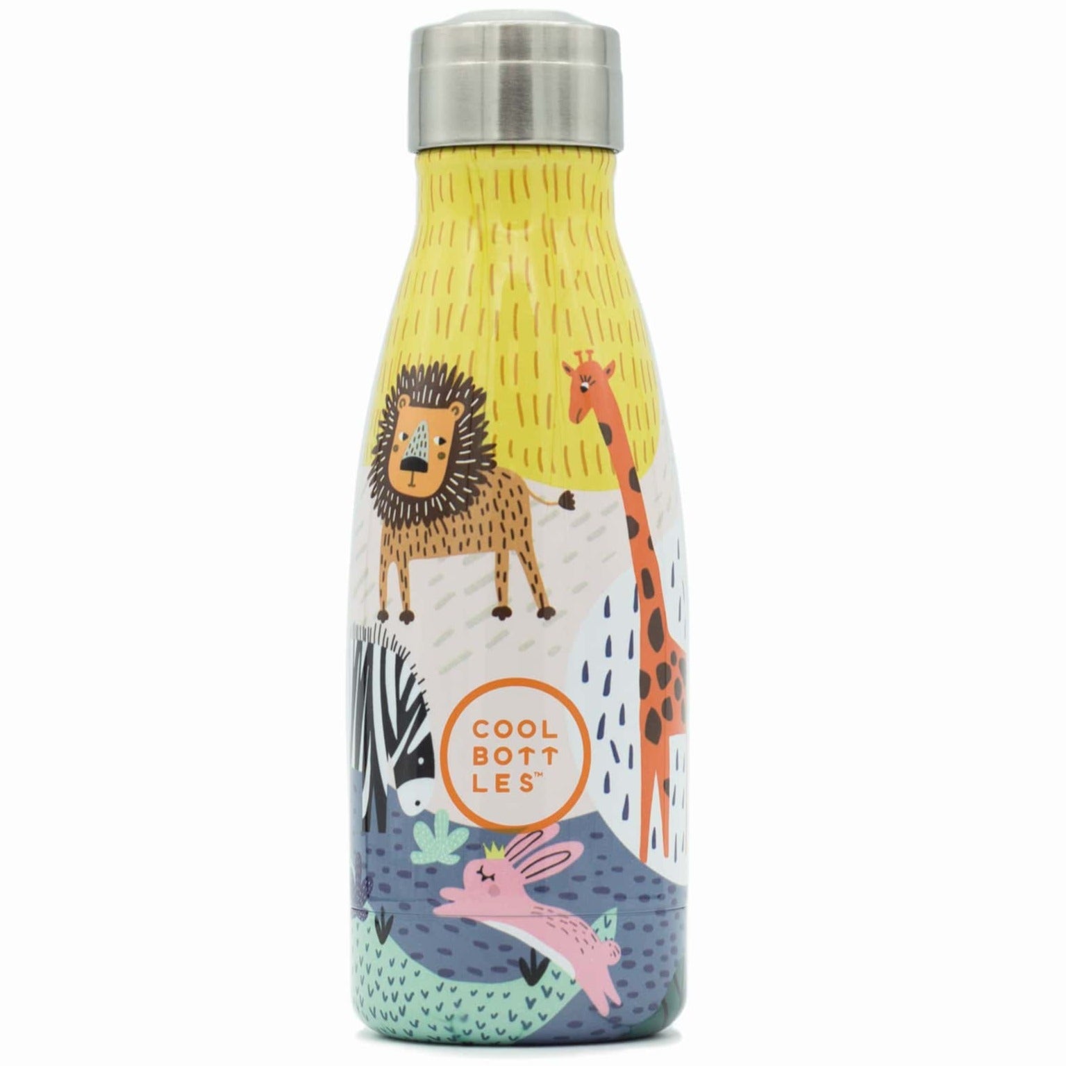 Botella de acero con pajita 260 ml. · Savannah kingdom - La Chata Merengüela