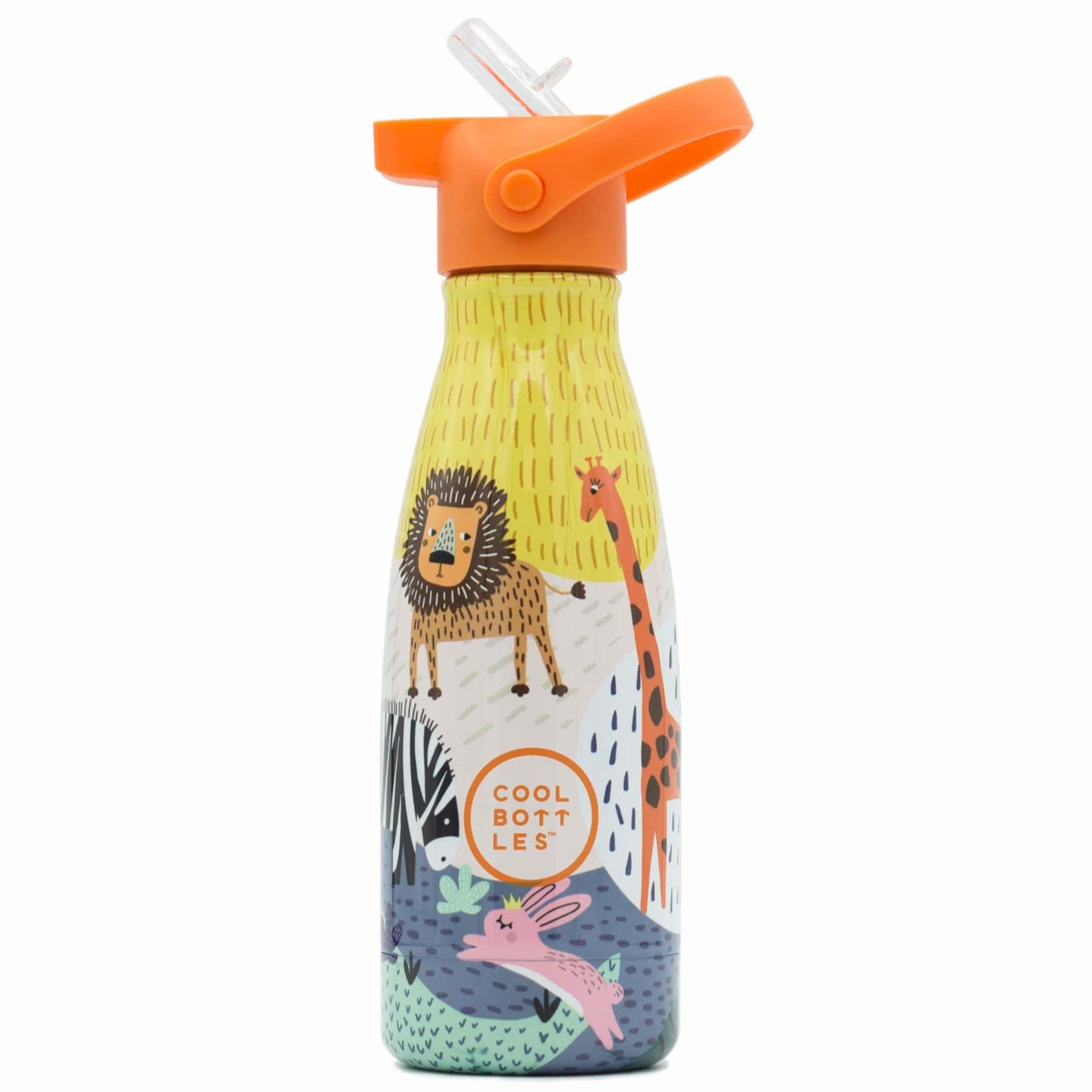 Botella de acero con pajita 260 ml. · Savannah kingdom - La Chata Merengüela