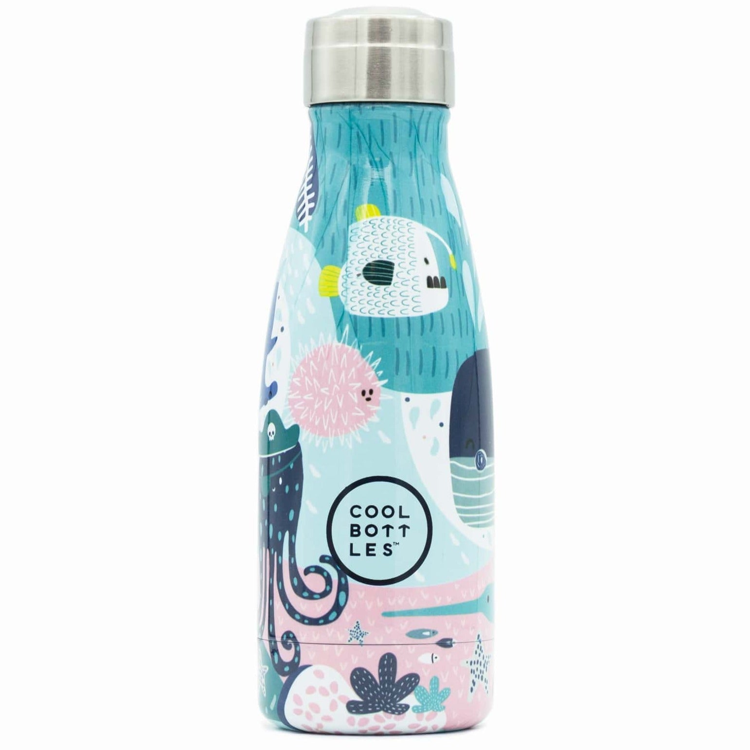 Botella de acero con pajita 260 ml. · Sea world - La Chata Merengüela