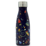 Botella de acero con pajita 260 ml. · Space rockets - La Chata Merengüela