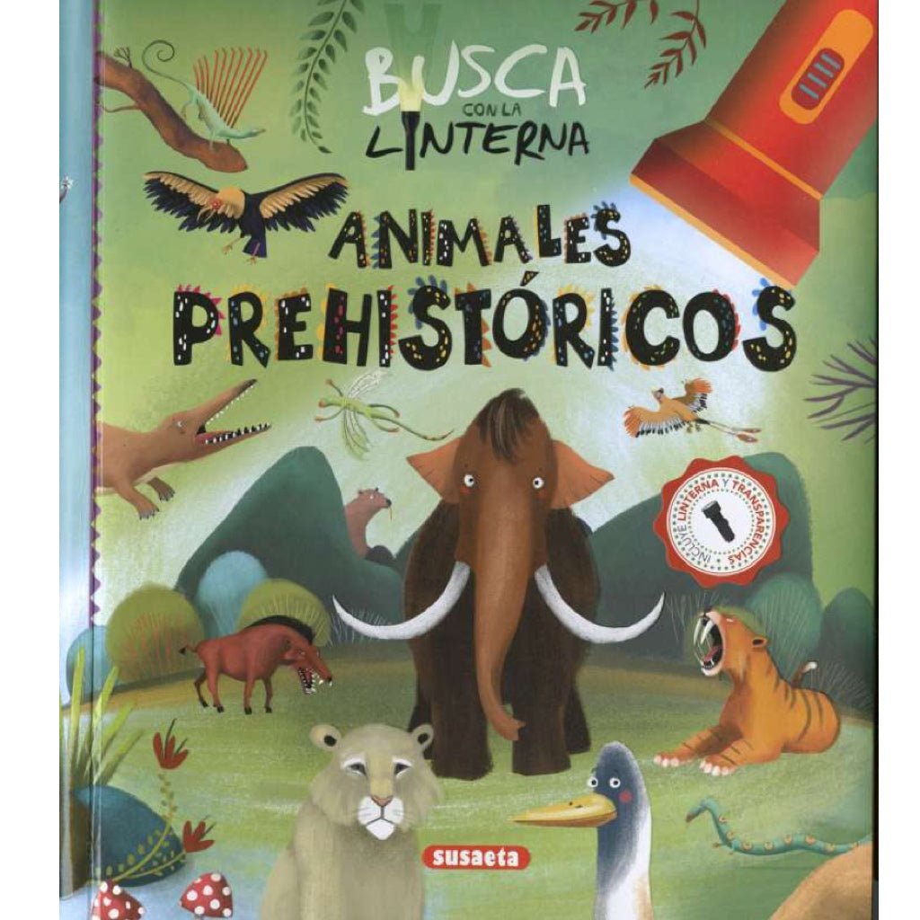 Busca con la linterna animales prehistóricos - La Chata Merengüela