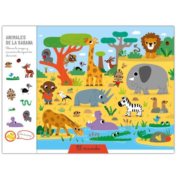 Busca y encuentra los animales - La Chata Merengüela