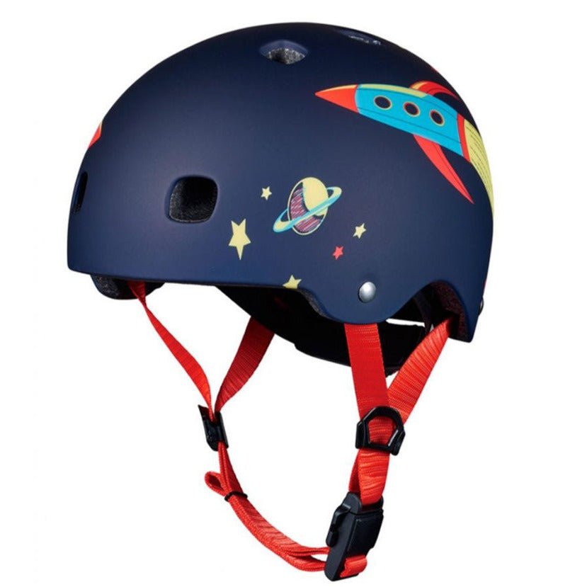 Casco Infantil Micro Talla S · Cohetes - La Chata Merengüela
