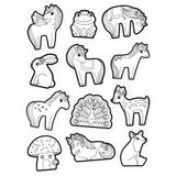 Colorea tus pegatinas gigantes · unicornios - La Chata Merengüela