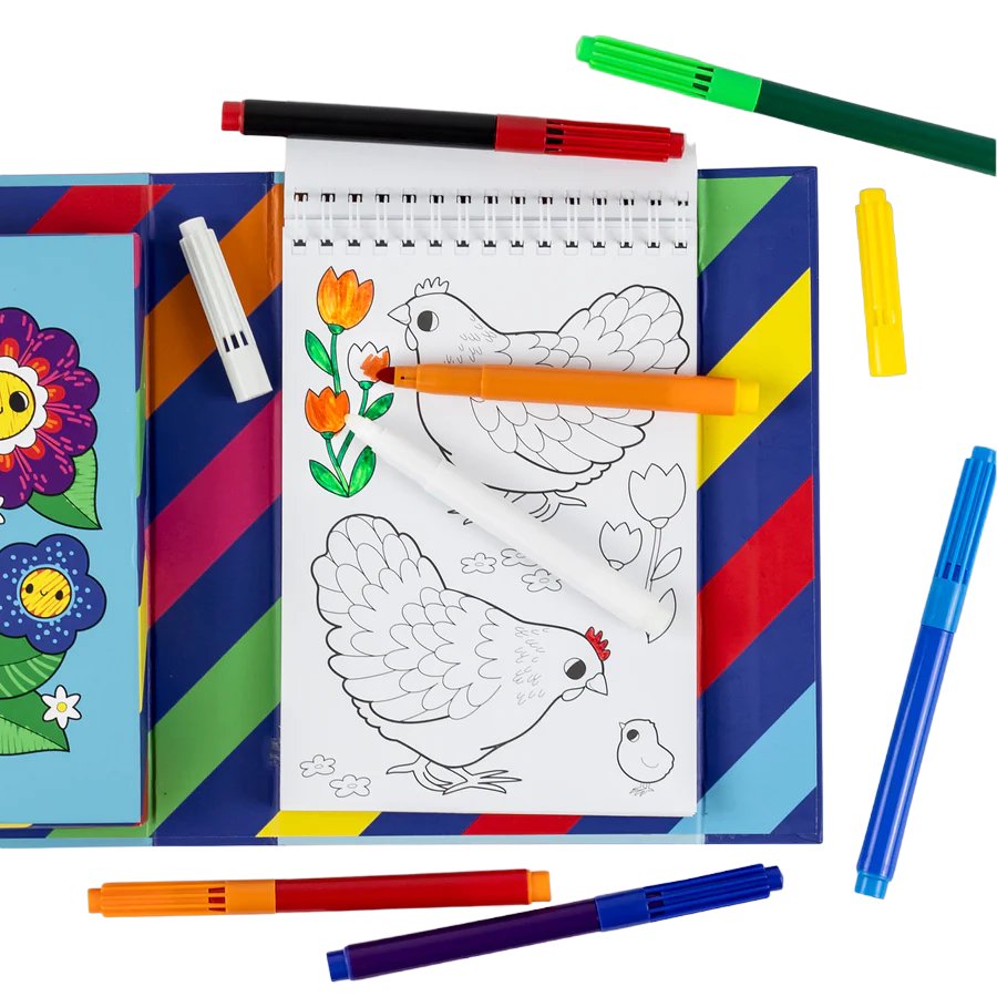 Colouring Set ¡cambia de color! · Garden friends - La Chata Merengüela