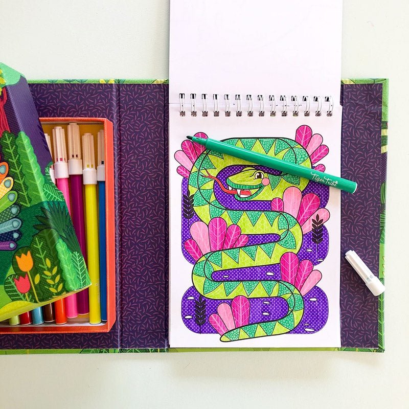 Colouring Set · Patrones Ocultos en Animales - La Chata Merengüela