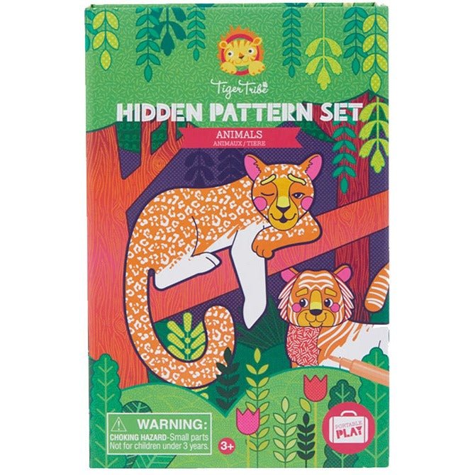 Colouring Set · Patrones Ocultos en Animales - La Chata Merengüela