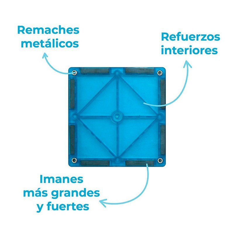 Construcción Magnética Imanix · 16 piezas - La Chata Merengüela