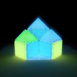 Construcción Magnética Imanix Glow in The Dark · 16 piezas - La Chata Merengüela