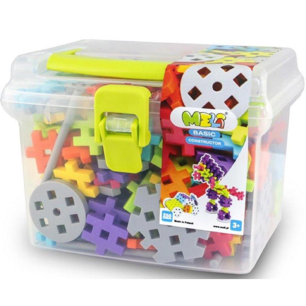Construcciones Meli · Basic constructor travel box 250 piezas - La Chata Merengüela