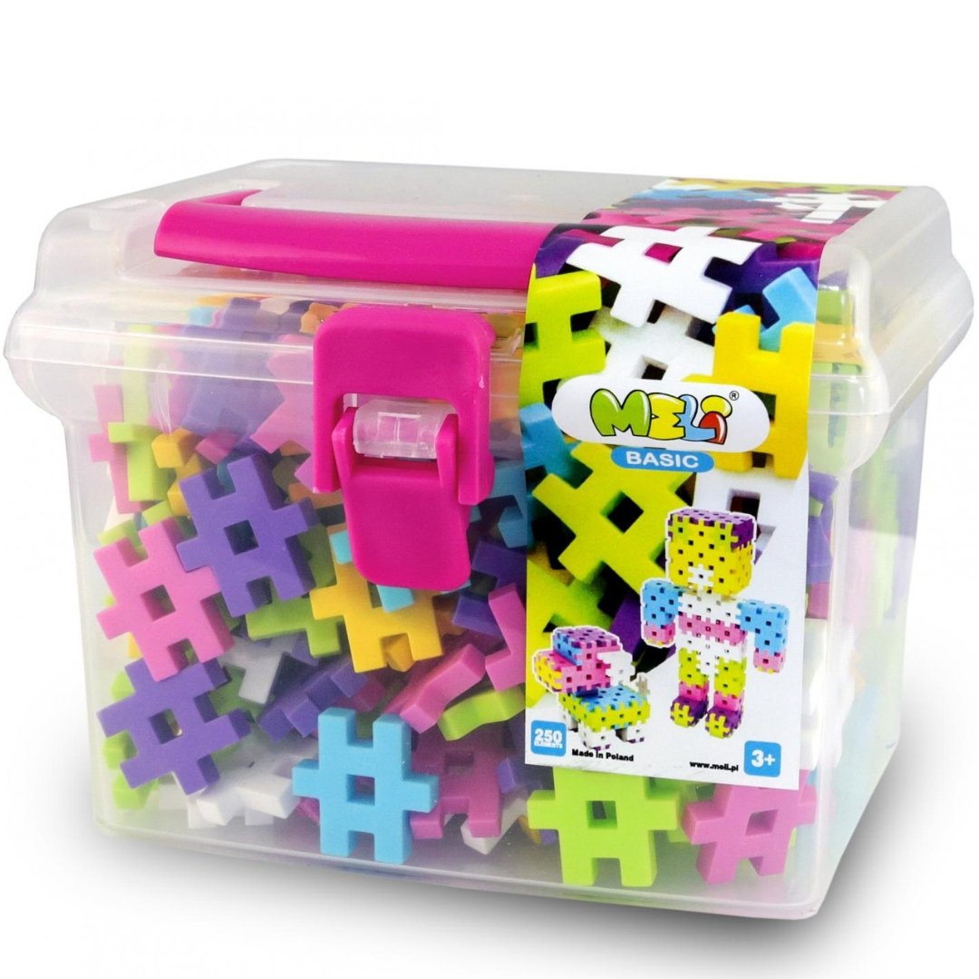Construcciones Meli · Basic pastel travel Box 250 piezas - La Chata Merengüela