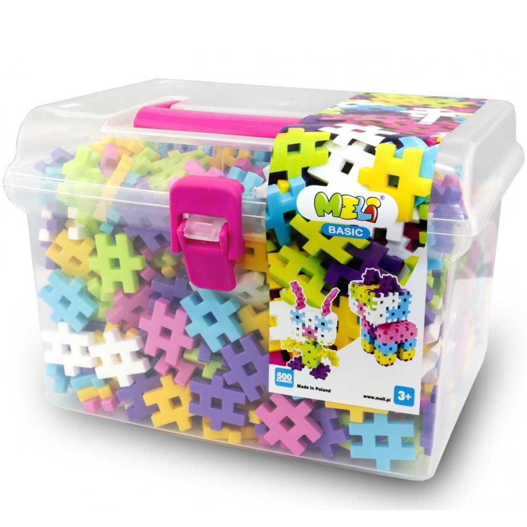Construcciones Meli · Basic pastel travel Box 500 piezas - La Chata Merengüela