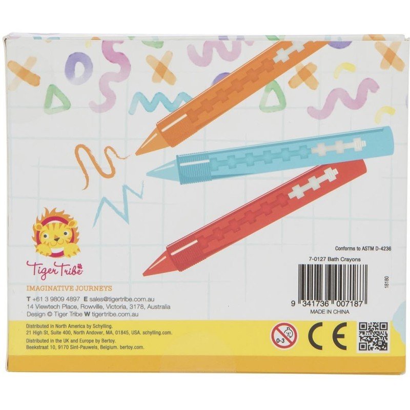 Crayons de Baño: 8 colores - La Chata Merengüela