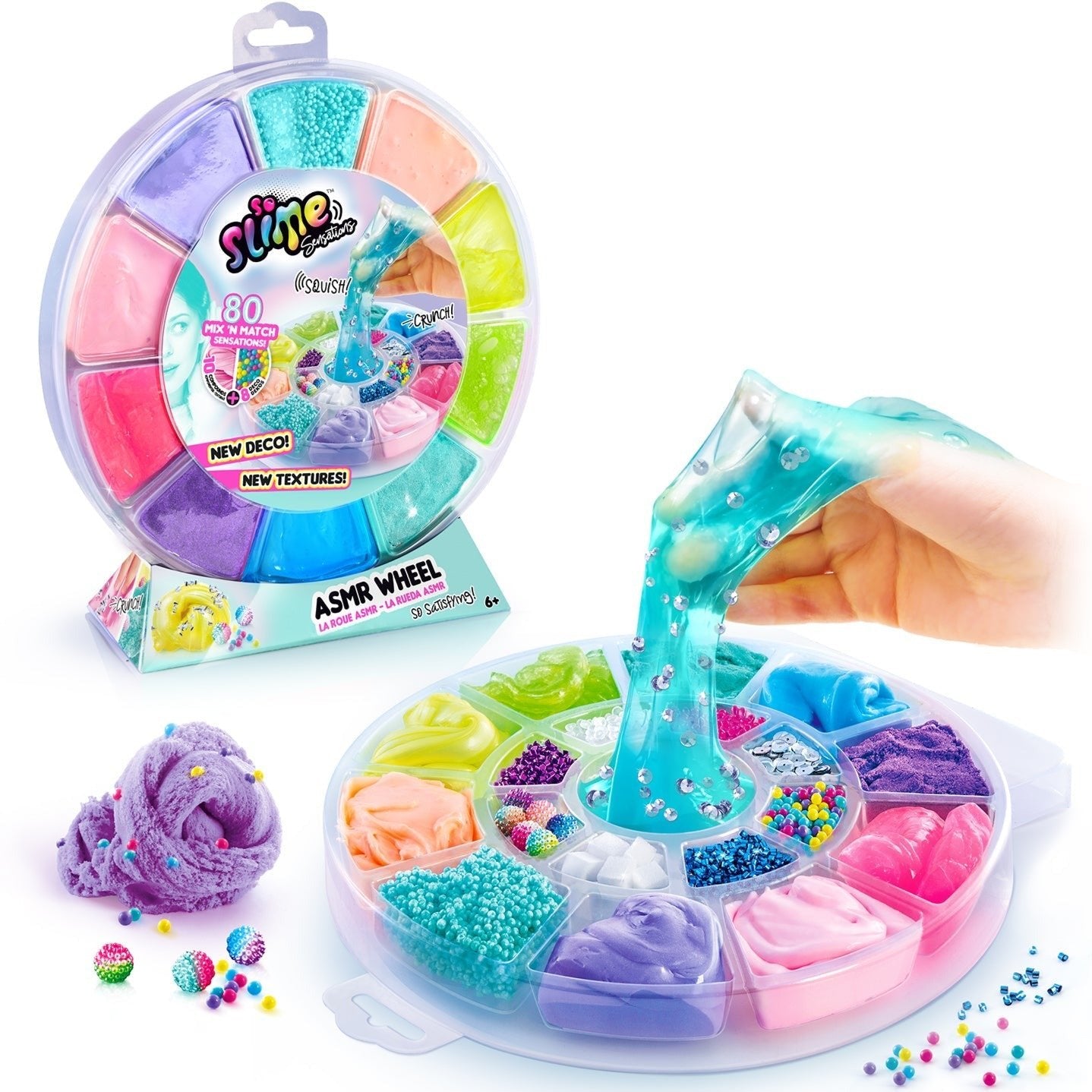 Crazy Slime Mix SO SLIME · Rueda Sensorial de Slime - La Chata Merengüela